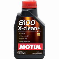 Motul Масло моторное синтетическое 8100 X-CLEAN+ VN 111683 5w30 1л